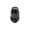 McGard Hex Lug Nut (Cone Seat Bulge Style) M12X1.5 / 3/4 Hex / 1.45in. Length (4-Pack) - Black