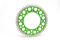 Renthal 92-98 Kawasaki KX125/ KX 250 2T/ KLX650/R Rear Twinring - Green 520-49P Teeth