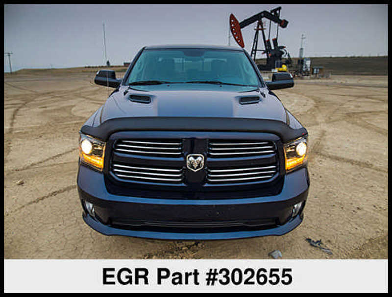 EGR 09-13 Dodge Ram Pickup Superguard Hood Shield - Matte (302655)