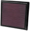 K&N 11 Jeep Grand Cherokee / 11 Dodge Durango Replacement Panel Air Filter