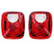 Rampage 1976-1983 Jeep CJ5 Taillight Conversion Kit - Brite