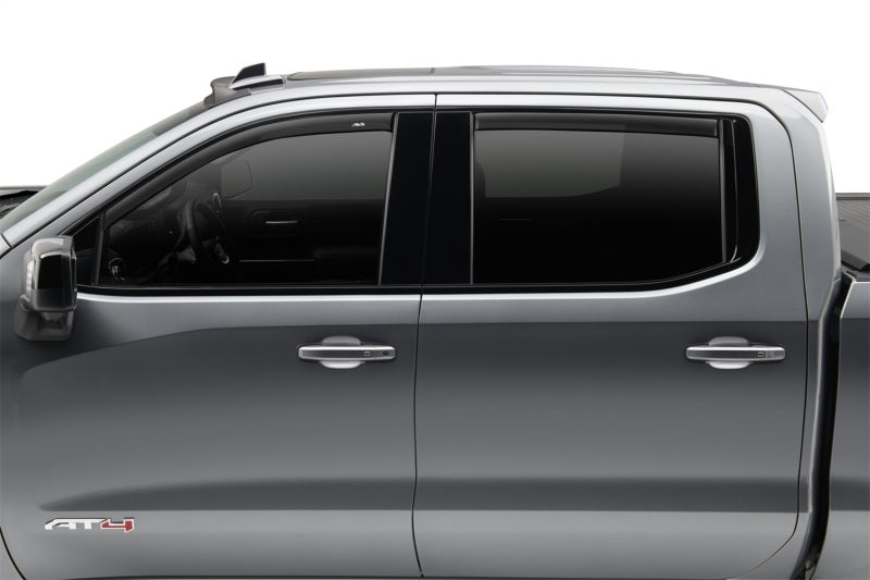 AVS 07-18 Jeep Wrangler Unlimited Ventvisor Low Profile Window Deflectors 4pc - Matte Black