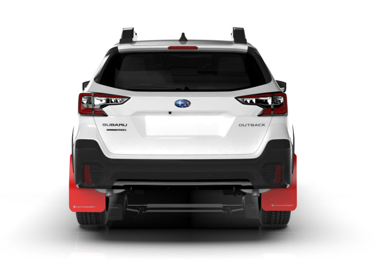 Rally Armor 20-22 Subaru Outback Red UR Mud Flap w/ White Logo