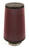 K&N Universal Rubber Filter 3inch FLG / 6inch OD-B / 4-5/8inch OD-T / 9inch L