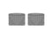 WeatherTech 93 Mercedes-Benz 300CE Rear Rubber Mats - Grey