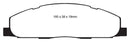 EBC 09-11 Dodge Ram 2500 Pick-up 5.7 2WD/4WD Greenstuff Rear Brake Pads