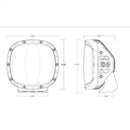 Rigid Industries Adapt XP w/ Amber PRO Lens (Pair)