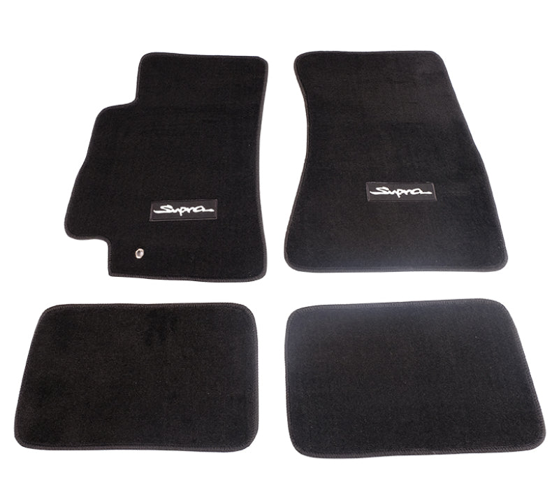 NRG Floor Mats - 96-02 Toyota Supra (Supra Logo) - 4pc.