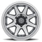 ICON Rebound Pro 17x8.5 6x135 6mm Offset 5in BS 87.1mm Bore Titanium Wheel