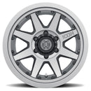 ICON Rebound Pro 17x8.5 6x5.5 0mm Offset 4.75in BS 106.1mm Bore Titanium Wheel