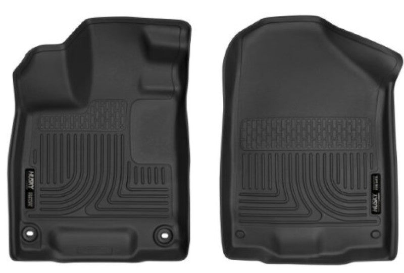 Husky Liners 19-21 Honda Passport / 16-21 Honda Pilot X-act Contour Series Front Floor Liners Black