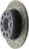 StopTech 11-17 Volkswagen Jetta /Golf / Golf GTI Slotted & Drilled Rear Left Rotor