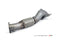 AMS Performance 08-15 Mitsubishi EVO X Widemouth Downpipe w/Turbo Outlet Pipe