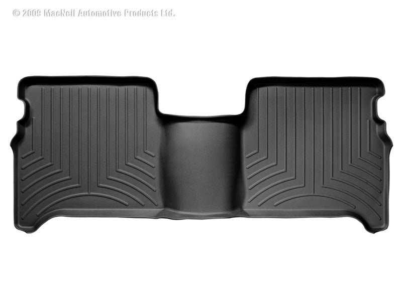 WeatherTech 04+ Nissan Titan Crew Cab Rear FloorLiner - Black