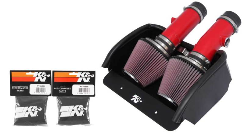 K&N 08 Dodge Viper 8.4L-V10 Red Typhoon Short Ram Intake