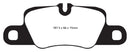EBC 12-15 Porsche 911 (991) (Cast Iron Rotor only) 3.8 Carrera S Redstuff Rear Brake Pads