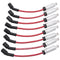 Edelbrock Spark Plug Wire Set LS Truck w/ Metal Sleeves 99-15 50 Ohm Resistance Red Wire (Set of 8)