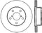 StopTech 05-07 Subaru Impreza WRX/STi Slotted & Drilled Left Rear Rotor