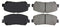 StopTech Performance Front Brake Pads 13-14 Dodge Dart/Jeep Cherokee