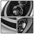 Spyder Porsche 911 05-09 Projector Headlights Xenon/HID Model- DRL LED Blk PRO-YD-P99705-HID-DRL-BK