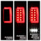 Spyder 04-08 Ford F-150 Projector Tail Lights - Light Bar DRL LED - Black ALT-YD-FF15004V2-LBLED-BK