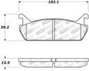 StopTech Street Touring 90-93 Mazda Miata Rear Brake Pads D525