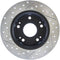 StopTech 04-08 Acura TSX / 03-07 Honda Accord SportStop Slotted & Drilled Left Rear Rotor