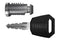 Thule One-Key System 2-Pack (Includes 2 Locks/1 Key) - Silver