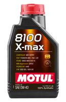 Motul 1L Synthetic Engine Oil 8100 0W40 X-MAX - Porsche A40