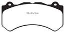 EBC 16+ Cadillac ATS-V 3.6 Twin Turbo Redstuff Front Brake Pads
