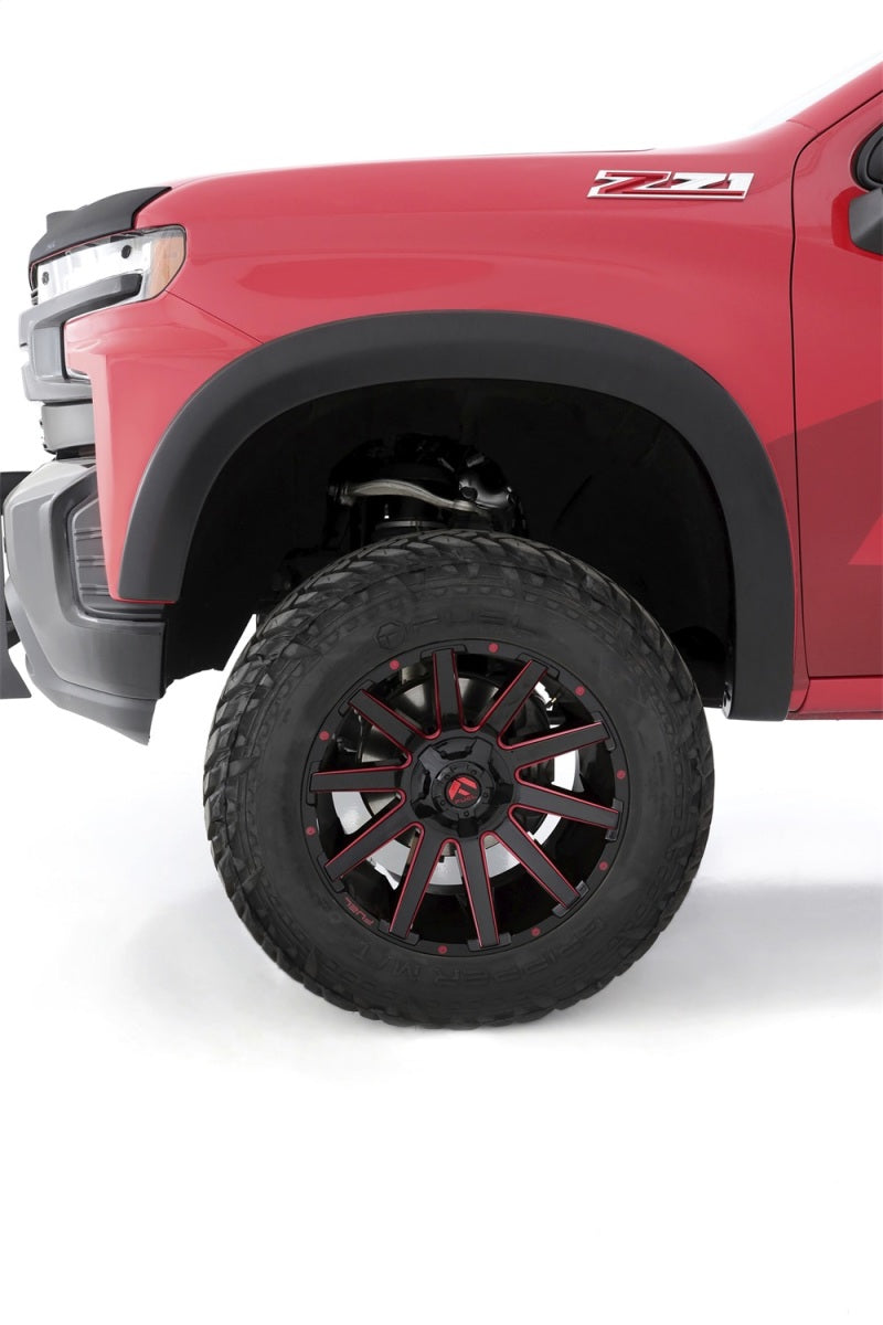 Lund 19-21 Chevy Silverado 1500 SX-Sport Smooth Elite Series Front Fender Flares - Black (2 Pc.)