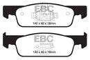EBC 2016-2017 Smart Fortwo 0.9L Turbo Yellowstuff Front Brake Pads