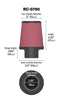 K&N Universal Chrome Filter 1 3/8 inch FLG / 2 1/2 inch Base / 2 inch Top / 2 1/4 inch Height