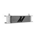 Mishimoto Universal -6AN 10 Row Oil Cooler - Silver