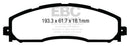 EBC 13+ Ford F250 (inc Super Duty) 6.2 (2WD) Extra Duty Rear Brake Pads