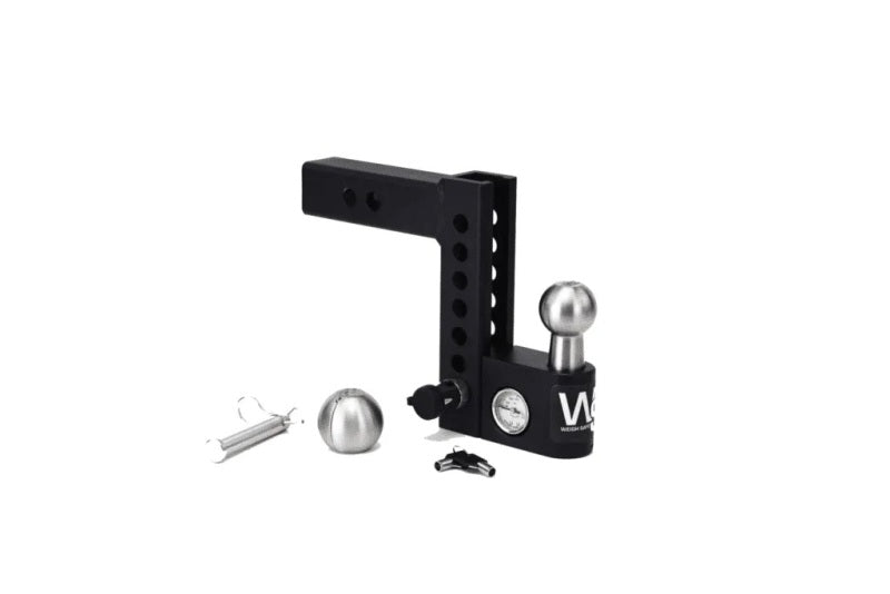 Weigh Safe Aero Hitch 8in Drop Hitch & 2in Shank (10K/12.5K GTWR) - Steel