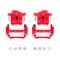 Power Stop 94-97 Mazda Miata Front Red Calipers w/Brackets - Pair