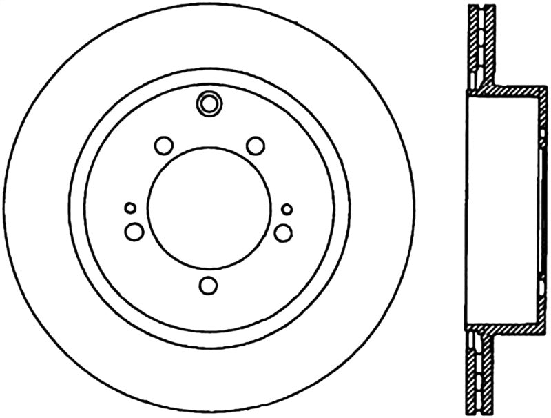 StopTech Slotted & Drilled Sport Brake Rotor