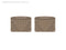 WeatherTech 93 Mercedes-Benz 300CE Rear Rubber Mats - Tan