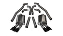 Corsa 12-13 Chevrolet Camaro Coupe ZL1 6.2L V8 Black Sport Cat-Back + XO Exhaust