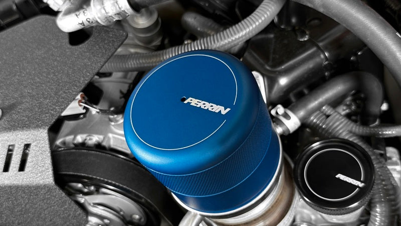 Perrin 2015+ Subaru WRX/STI Oil Filter Cover - Blue