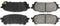 StopTech Performance 03-05 WRX Rear Brake Pads