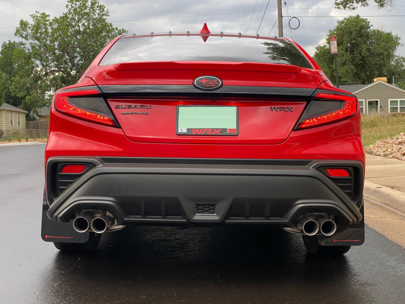 Rally Armor 2022 Subaru WRX Black UR Mud Flap w/ Red Logo