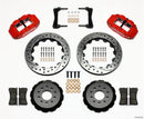 Wilwood Narrow Superlite 6R Front Hat Kit 13.06in Drill Red 2005-2014 Mustang