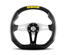 Momo Trek Steering Wheel 350 mm - Black AirLeather/Brshd Al Spokes