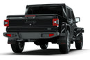 Rally Armor 19-22 Jeep Gladiator Black Mud Flap w/ Metallic Black Logo