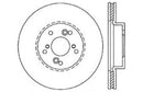 StopTech 99-08 Acura TL (STD Caliber) / 01-03 CL / 04-09 TSX Cross Drilled Left Front Rotor