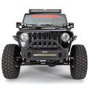 Go Rhino 07-20 Jeep Wrangler JL/JLU/JK/JKU/Gladiator JT Rockline Front Stubby Bumper w/ Overrider