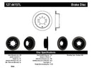 StopTech Slotted & Drilled Sport Brake Rotor