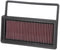 K&N 2008-2013 Fiat Abarth 1.4L Turbo Replacement Drop In Air Filter